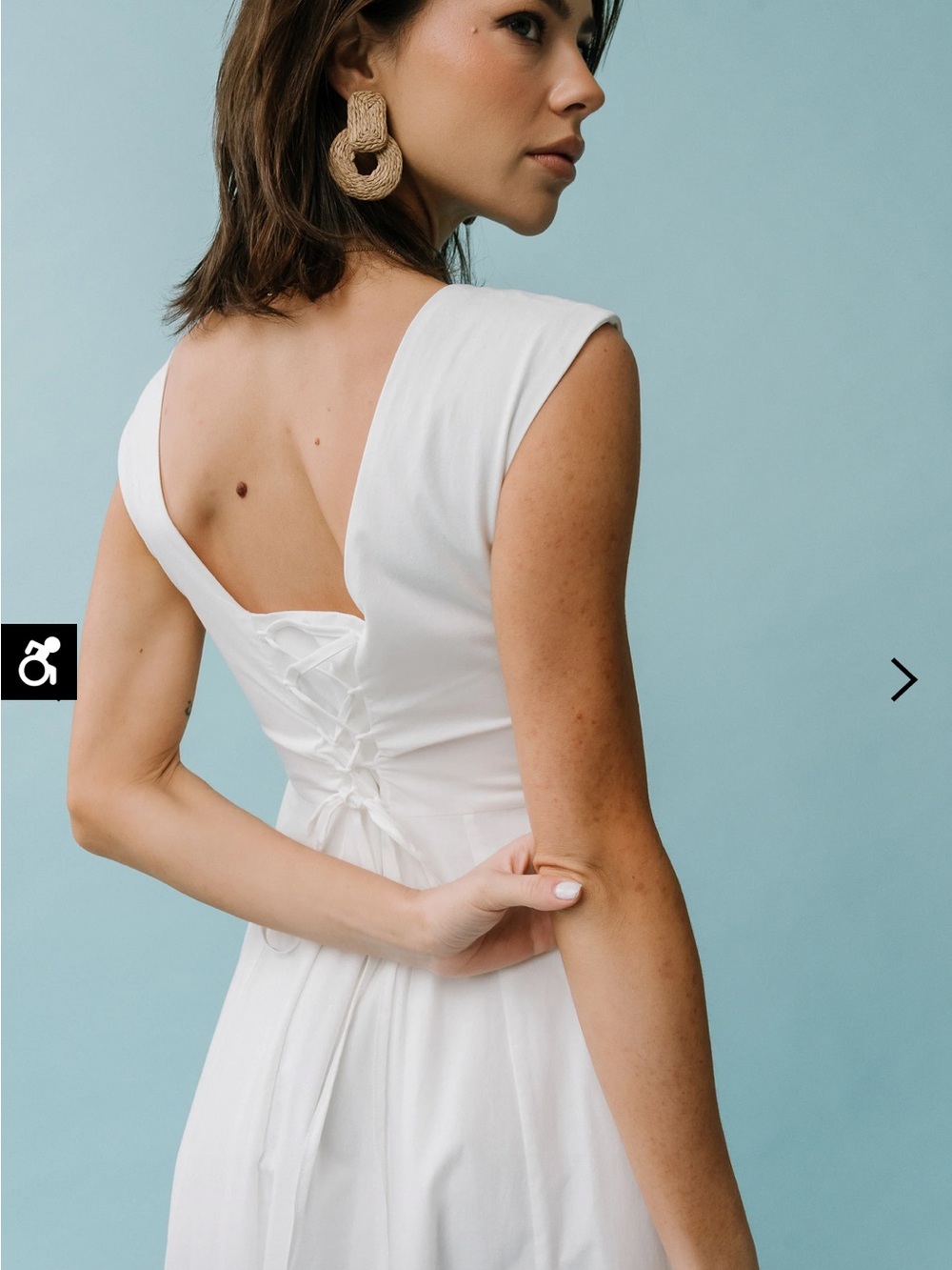 bohme Colin Square-Neck Midi Dress SOLD OUT ONLINE  Graduation Dress NWT